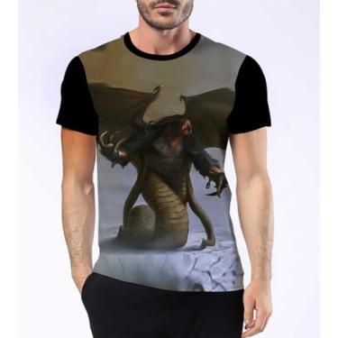 Imagem de Camiseta Camisa Tifão Mitologia Besta Zeus Olimpo Gaia Hd 2 - Dias No