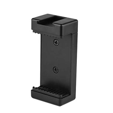 Imagem de Qudai Adaptador para montagem em tripé de telefone Clip para suporte de telefone com roscas duplas de 1/4 Sapata fria para tripé Selfie Stick Montagem de microfone compatível com HUAWEI BD