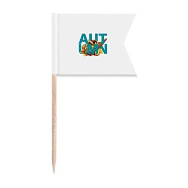 Imagem de Para-choques Colheita Frutas Vegetais Outono Bandeiras Marcação para Bolo Festa Prato de Queijo