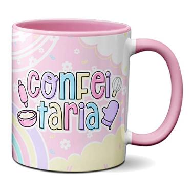 Imagem de Caneca Confeitaria Profissão Confeiteira Criativa Presente (Rosa)