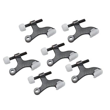 Imagem de Rolha de porta de dobradiça QCAA, molde de zinco, 6 Pack, Oil-Rubbed Bronze