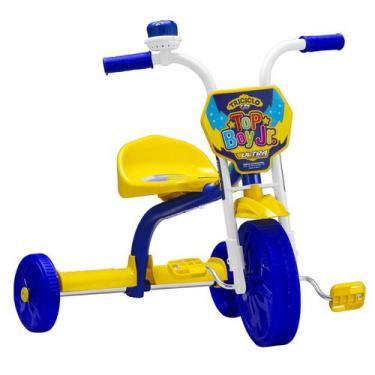 Imagem de Triciclo Bicicleta Velotrol Infantil Menina Menino Rosa Azul - Ultra B