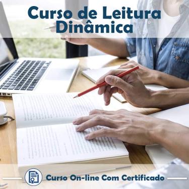 Imagem de Curso Online em videoaula de Leitura Dinâmica com Certificado + 2 brindes
