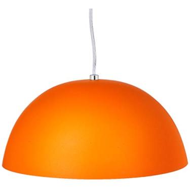 Imagem de Pendente Redondo 1 Lâmpada Pantoja & Carmona, 60w 220v Laranja