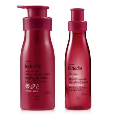 Imagem de Natura Conjunto Tododia Cereja e Avelã - Creme Desodorante Nutritivo para o Corpo - Hidratante - Kit