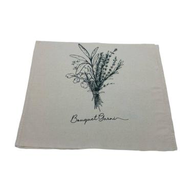 Imagem de Pano de Prato Rústico Cru com Bainha 68cm x 44cm - A Sacaria