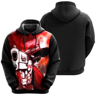 Imagem de Blusa De Moletom Hellsing Vampiro Alucard Anime Desenho-Unissex