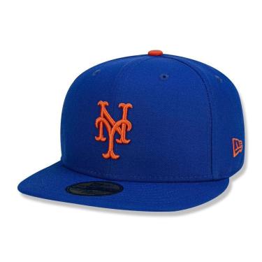 Imagem de Boné New Era New York Mets 5950 Game Cap MLB Fechado Azul-Unissex