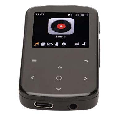 Imagem de Mini leitor de MP3 com clipe traseiro, leitor de MP3 esportivo M9, controle de toque inteligente, HiFi e som sem perdas, leitor de MP3 MP4 para crianças, leitura de livros eletrônicos, redução de ruído inteligente (32 GB)