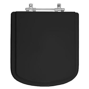 Imagem de Assento Sanitário Lirio Preto Para Louça Fiori