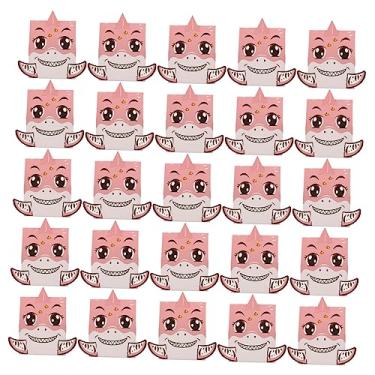 Imagem de Amosfun 50 Pçs Sacos De Suprimentos Marítimos Lembrancinhas Doces Presente De Aniversário De Tubarão Tema De Verão Guloseimas Festa De Bebê Em Forma De Papel Guloseima Para Decoração