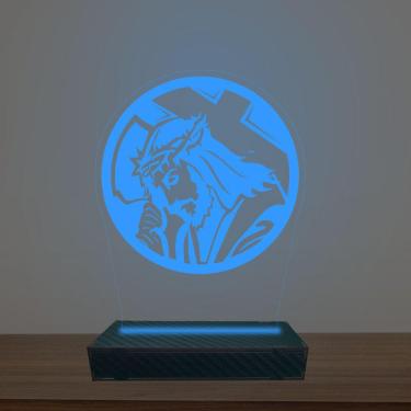 Imagem de Luminária Led 3d Jesus Abajur Luxo