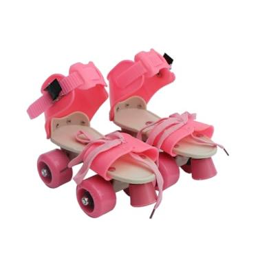 Imagem de Patins De Para Crianças Sapatos De Quatro Rodas Patins Infantis Patins Sapatos De Skate Para Presentes Rosa Presente Para Pala Garota Filho
