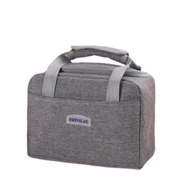 Imagem de Bolsa Térmica Masculina Feminina Versátil Fitness Marmita (Bolsa Cinza)