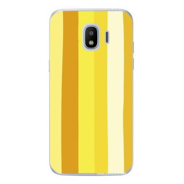 Imagem de Capa Case Capinha Samsung Galaxy  J2 Pro Arco Iris Amarelo - Showcase