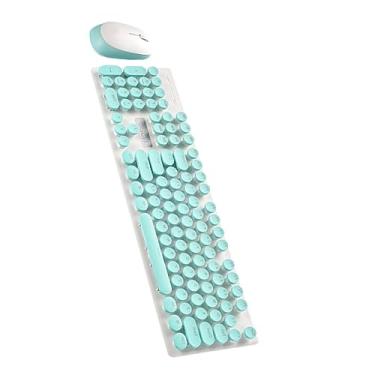 Imagem de BRIGHTFUFU Mouse Wireless teclados mecânicos teclados games teclado sem fio teclado de jogo teclado de moda teclado ergonômico keboard para jogos o negócio definir garota Mouse Wifi