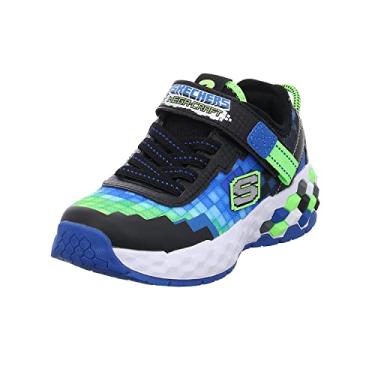 Imagem de Skechers Tênis masculino Mega-Craft 2.0, Preto/Azul/Limão, 13.5 Little Kid