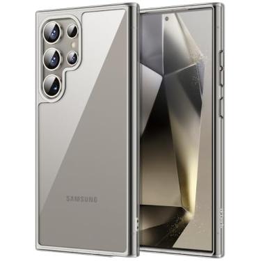 Imagem de JETech Capa para Samsung Galaxy S24 Ultra 5G, Case Protetora de Telefone à Prova de Choque Não-Amarelecimento, Capinha Parte Traseira PC Rígido Anti-Riscos (Titânio Cinza)