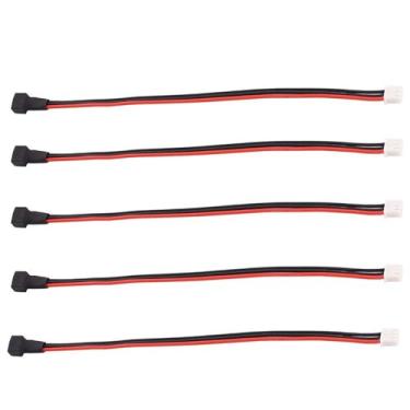 Imagem de Wmzjnljy 5 peças JST-XH 2S 8"/200 mm 22awg Fio de extensão de plugue de equilíbrio para carregador de bateria RC (W69-5)