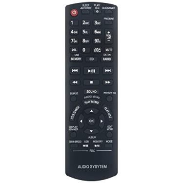 Imagem de Controle remoto de substituição N2QAYB000637 aplicável ao sistema de áudio PANASONIC SA-AKX34PH SA-AKX34PN SA-AKX72PH SA-AKX72PN SA-AKX52PH SA-AKX52EB SA-AKX95LMK SA-AKX34LM-K SA-AKX322EB PH SA-AKA