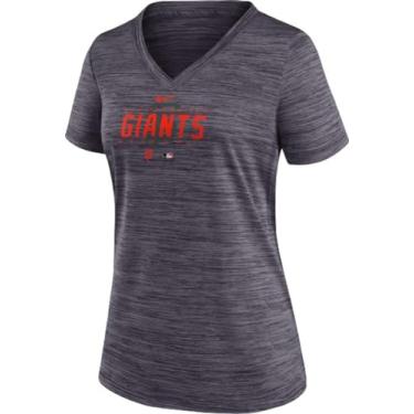 Imagem de Nike Camiseta feminina MLB Velocity Practice, Cinza, G