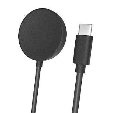 Imagem de Sinoacc Carregador USB C Magnético sem Fio para Samsung Galaxy Watch Ultra/7/6/6 Classic/5/5 Pro/4/4 Classic/3/Active 2/Active/Ultra/Fe (1 m)