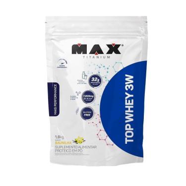 Imagem de Top Whey 3W + Performance 1,8Kg - Refil - Max Titanium-Unissex