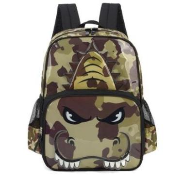 Imagem de Mochila Escolar Luxcel Camuflado Animais 37741-Masculino