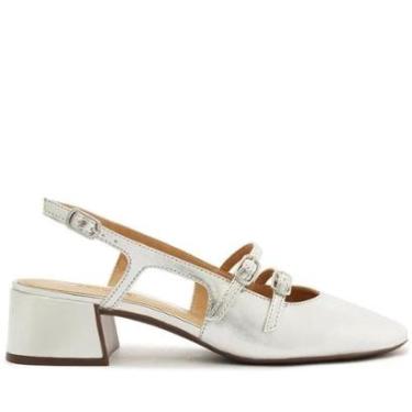 Imagem de Sapato Anacapri Boneca Slingback Prata Milena-Feminino