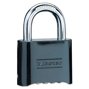 Imagem de Master Lock Cadeados de combinação, fundido, combinação montável, 6/caixa (470-178BLK)