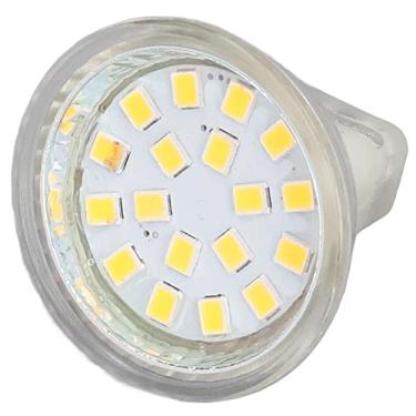 Imagem de Lâmpada Led, 4 Peças AC10-30V 3w 18led Mr11 Lâmpada Base de Pino Duplo Lâmpada de Ponto de Paisagem para Sala de Estar, Detectores de Movimento (Branco Quente)