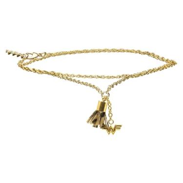 Imagem de DC Comics Pulseira de aço da Mulher Maravilha com laço da verdade, 7inch, Metal, Sem Pedra Preciosa