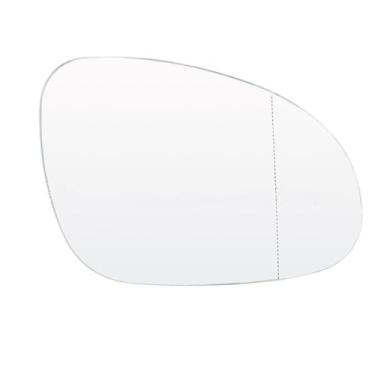 Imagem de HOUSON Espelho retrovisor de porta de asa aquecido, substituição de vidro retrovisor compatível com V-W Golf MK5 Plus 2004-2009 Passat B5 B6 Seat Alhambra Skoda Soberbo lado direito