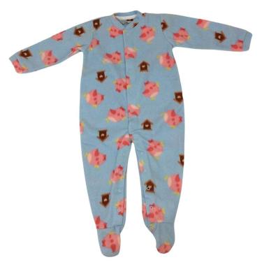 Imagem de Macacão soft bebê fem infantil Petit Collection azul/rosa