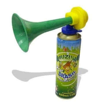 Imagem de Buzina Da Alegria A Gás Spray Corneta 300ml Carnaval Jogos