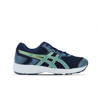 Imagem de Tênis Asics Buzz 4 Infantil - Azul e Amarelo