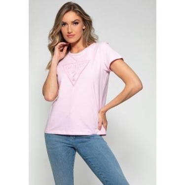 Imagem de Camiseta Bordado com Paête Guess-Feminino