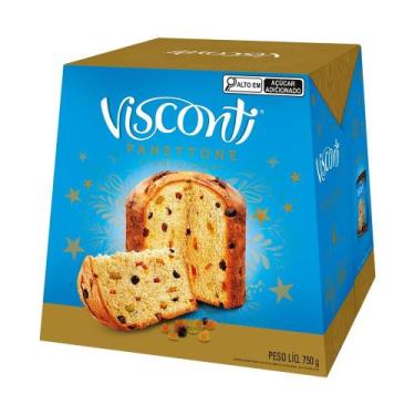 Imagem de Panettone Visconti Frutas Tradicional 750G