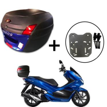 Imagem de Baú 34 litros Awa Proos com Bagageiro para PCX 150 160 2013-2023, Azul