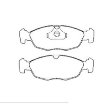 Imagem de Pastilha De Freio Lanos 1.4 Dianteira Sem Alarme Sistema Teves Pistao 