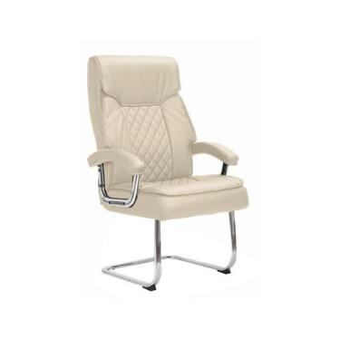 Imagem de Cadeira Fixa de Escritório Luxo Confort cor Fendi - Bering, CADEIRA DE