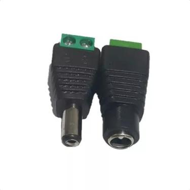 Imagem de Kit 20 Peças de Conector Plug P4 fêmea  - CFTV