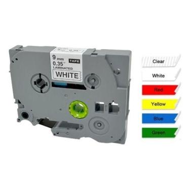 Imagem de Fita Tze Tz Tzc Compatível P/ Rotulador Brother 9mm - Label Tape, Verd