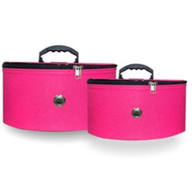 Imagem de Kit 2 Maleta Nécessaires Frasqueiras De Luxo Maquiagem Premium - New B