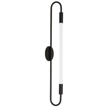 Imagem de Arandela Plafon Parede Teto Sabre Tubular Moderna Preto T8 - Single Li