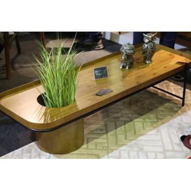 Imagem de Mesa de Centro Decorativas Rústica Cachepô Montanhês Móveis