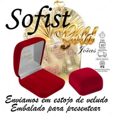 Imagem de Cordão Corrente Veneziana Ouro 18k Ponto De Luz Coração - SofistGold, 