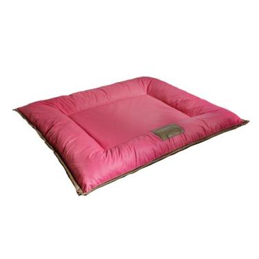 Imagem de Cama pet luxo impermeável   P  67 x 49 x 7 cm Pink  - Solo Pet 