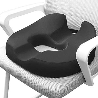 Imagem de Almofada para assento de cóccix em formato de rosquinha para próstata, ciático, assoalho pélvico, úlceras de pressão, gravidez, cirurgia perineal, recuperação pós-parto, alívio da pressão e dor