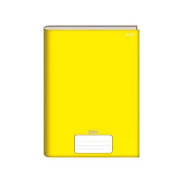 Imagem de Caderno Escolar de Brochura 1/4 96 Folhas Premium Jandaia, Amarelo